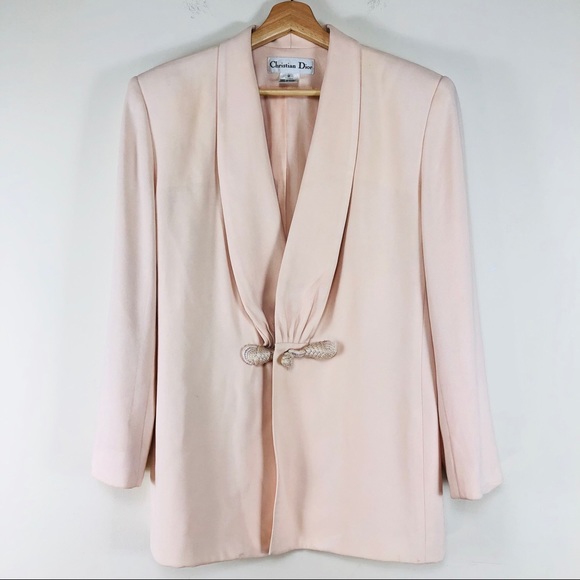 Dior Jackets & Blazers - Christian Dior Vintage Pale Pink Blazer Jacket